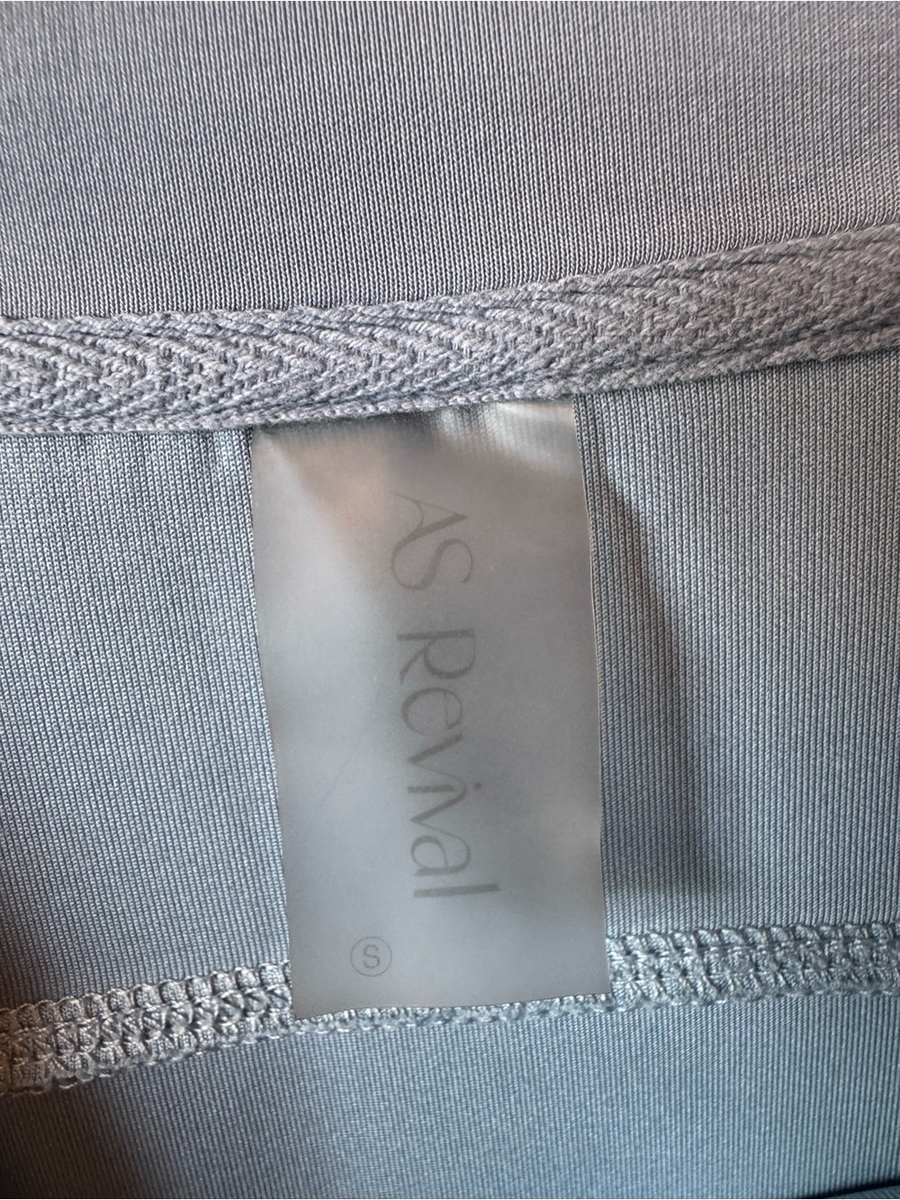 Cropped Crewneck Sweatshirt in Light blue - Picture 2 of 3